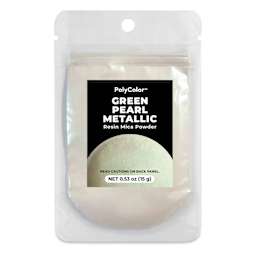PolyColor Resin Pigment Powder - Green Pearl, 15 g