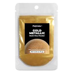 PolyColor Resin Pigment Powder - Gold Metallic, 15 g
