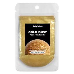 PolyColor Resin Pigment Powder - Gold Metallic Dust, 15 g