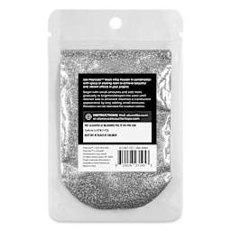 Back of PolyColor Resin Glitter - Silver, 15 g