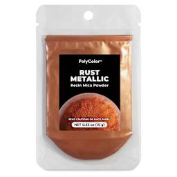 PolyColor Resin Pigment Powder - Rust Metallic, 15 g (Front of packaging) 