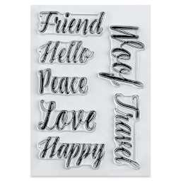 Artesprix Sublimation Cling Stamps - Hand Lettered Basics