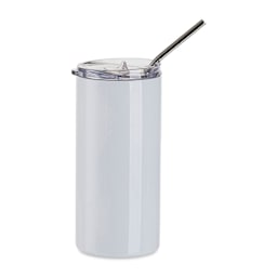 Craft Express Sublimation Printing Stainless Steel Tumblers - 16 oz, White, Set of 4 (blank tumbler)