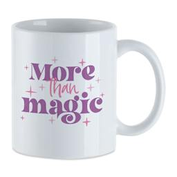 Craft Express Sublimation Printing Ceramic Mug - 11 oz, White, Pkg of 6 (finished mug example)