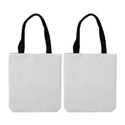 Craft Express Sublimation Printing Tote Bag - Linen, Pkg of 2 (out of packaging)