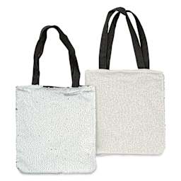 Craft Express Sublimation Printing Tote Bag - Sequin, Pkg of 2 (blank tote bag, both sides)