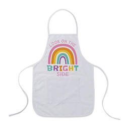 Craft Express Sublimation Printing Apron - Child, White, Pkg of 2 (finished apron example)