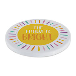 Craft Express Sublimation Printing Ceramic Coaster - 3", Set of 4 (finished coaster example)