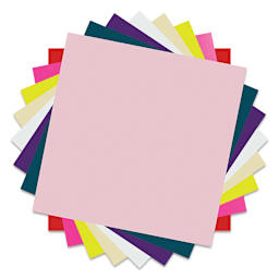 Craft Express Vinyl Sheets - Color Changing, Assorted Colors, 12" x 12", Set of 8 (sheet spiral)