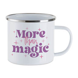 Craft Express Sublimation Printing Enamel Mug - 17 oz, Set of 4 (finished mug example)