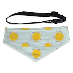 Craft Express Sublimation Printing Pet Product - Pet Scarf with Collar, Large, Pkg of 2 (finished pet scarf and collar)