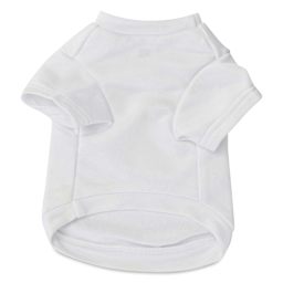Craft Express Sublimation Printing Pet Product - Pet T-Shirt, Medium, Pkg of 2 (bottom of blank t-shirt)
