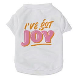 Craft Express Sublimation Printing Pet Product - Pet T-Shirt, Medium, Pkg of 2 (top of finished t-shirt example)