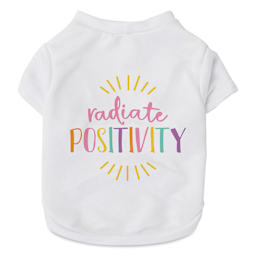 Craft Express Sublimation Printing Pet Product - Pet T-Shirt, Large, Pkg of 2 (top of finished t-shirt example)