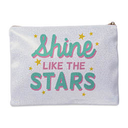 Craft Express Sublimation Printing Makeup Case - Shimmering Glitter, Pkg of 4 (finished case example)