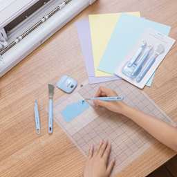 Craft Express Sublimation Vinyl Tool Kit (in use on table)