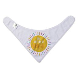 Craft Express Sublimation Printing Baby Products - Bandana, White, Pkg of 4 (finished baby bandana example)