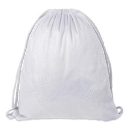Craft Express Sublimation Printing Drawstring Backpacks - Glitter, Pkg of 2 without printing.