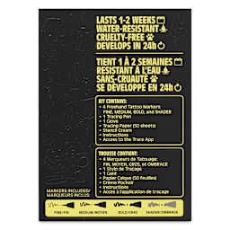 Inkbox Semi-Permanent Freehand Tattoo Markers - Pro Kit back of package