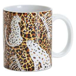 Craft Express Sublimation Pattern Transfer Sheets - Wild Leo, applied to a mug
