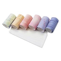 Craft Express Sublimation Pattern Transfer Sheets - Assorted 1, 4-1/2" x 12", Pkg of 6