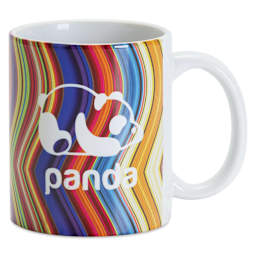 Craft Express Sublimation Pattern Transfer Sheets - Color Waves, applied to a mug