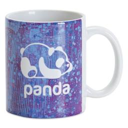 Craft Express Sublimation Pattern Transfer Sheets - Pink Mist, applied to mug with panda image