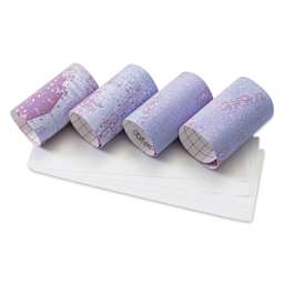 Craft Express Sublimation Pattern Transfer Sheets - Pink Mist, 4-1/2" x 12", Pkg of 4