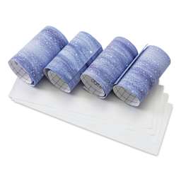 Craft Express Sublimation Pattern Transfer Sheets - Firefly Night, 4-1/2" x 12", Pkg of 4