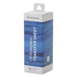 Craft Express Sublimation Pattern Transfer Sheets - Firefly Night, 4-1/2" x 12", Pkg of 4 front of box