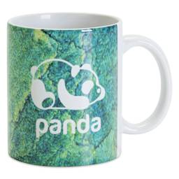 Craft Express Sublimation Pattern Transfer Sheets - Electric Lake Green, 4-1/2" x 12", applied to mug