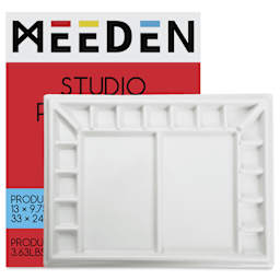 Meeden Studio Porcelain Paint Palette - next to packaging