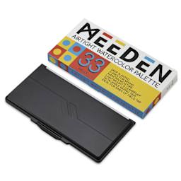 Meeden Airtight Leakproof Watercolor Palette - Black, with packaging