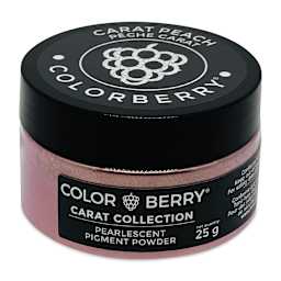 Colorberry Carat Collection Dry Resin Pigment - Peach, 25 g, Jar
