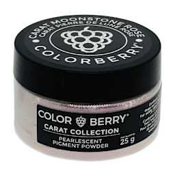 Colorberry Carat Collection Dry Resin Pigment - Moonstone Rose, 25 g, Jar