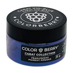 Colorberry Carat Collection Dry Resin Pigment - Vio-Blue, 25 g, Jar