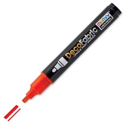 Marvy Uchida DecoFabric Opaque Paint Marker - Red, Medium Tip