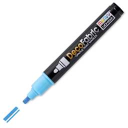 Marvy Uchida DecoFabric Opaque Paint Marker - Light Blue, Medium Tip