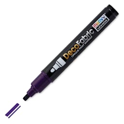 Marvy Uchida DecoFabric Opaque Paint Marker - Violet, Medium Tip