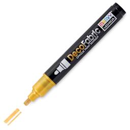 Marvy Uchida DecoFabric Opaque Paint Marker - Gold, Medium Tip