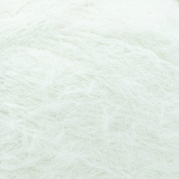 Lion Brand Feels Like Bliss Yarn - White, 109 yards (Close-up of yarn)