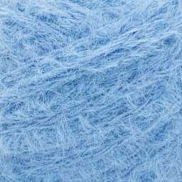 Lion Brand Feels Like Bliss Yarn - Sky, 109 yards (Close-up of yarn)