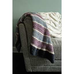 Lion Brand Feels Like Bliss Yarn (Throw blanket made with Lion Brand yarn)