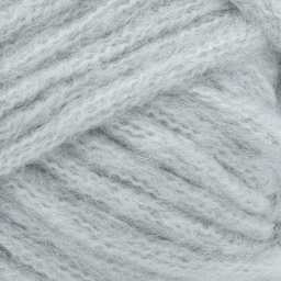 Lion Brand Feels Like Butta Thick & Quick Yarn - Quiet Grey, close-up
