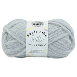 Lion Brand Feels Like Butta Thick & Quick Yarn - Quiet Grey