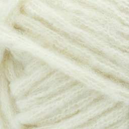 Lion Brand Feels Like Butta Thick & Quick Yarn - Antique White, close-up