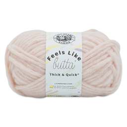 Lion Brand Feels Like Butta Thick & Quick Yarn - Peach Blush