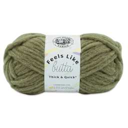 Lion Brand Feels Like Butta Thick & Quick Yarn - Olive