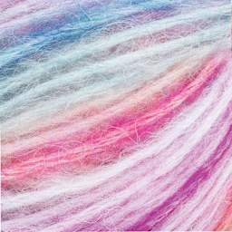 Lion Brand Scarfie Lite Yarn - Sunset, close-up