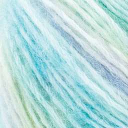 Lion Brand Scarfie Lite Yarn - Rain, close-up